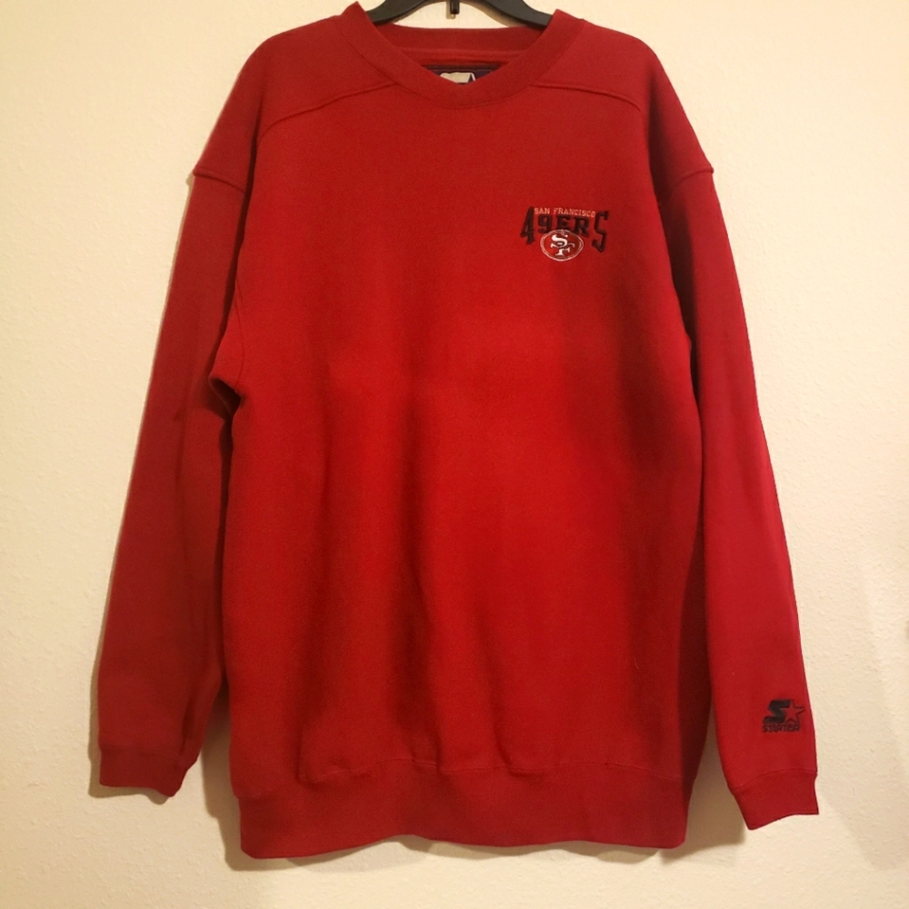 Starter 49ers sweater.